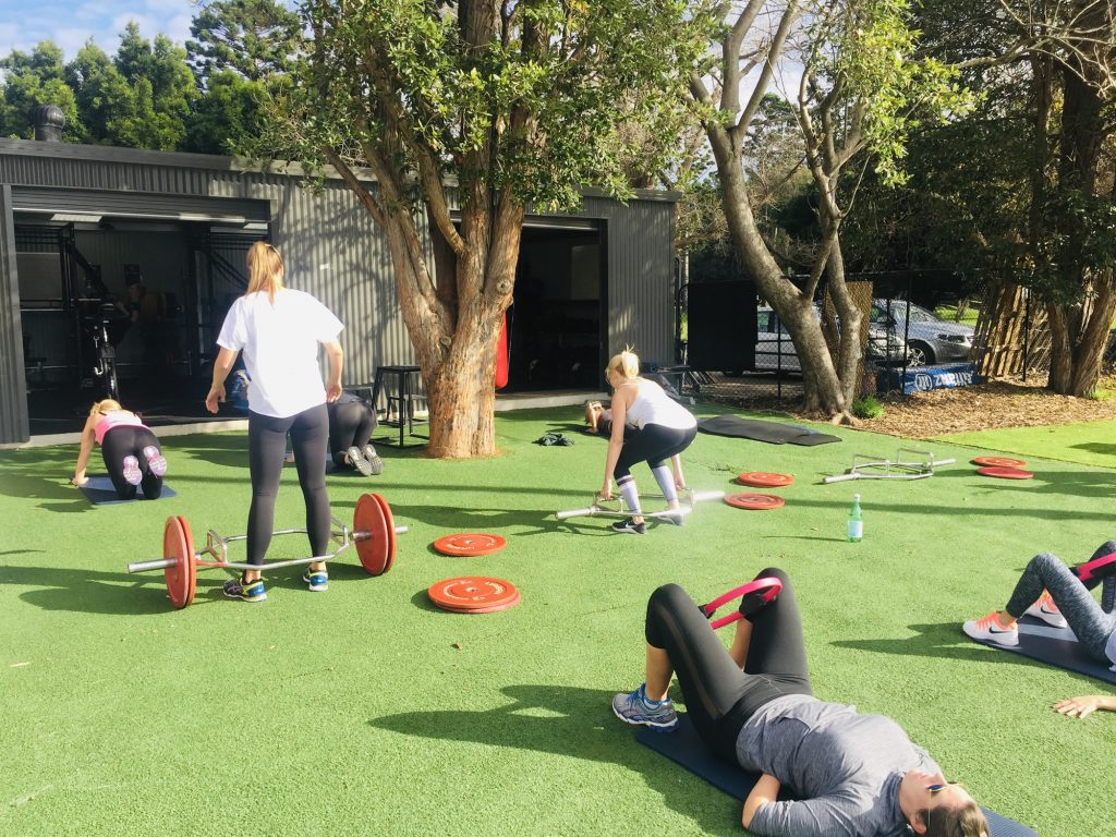 People working out outdoors at BodyTech Group Personal Training Eastern Suburbs