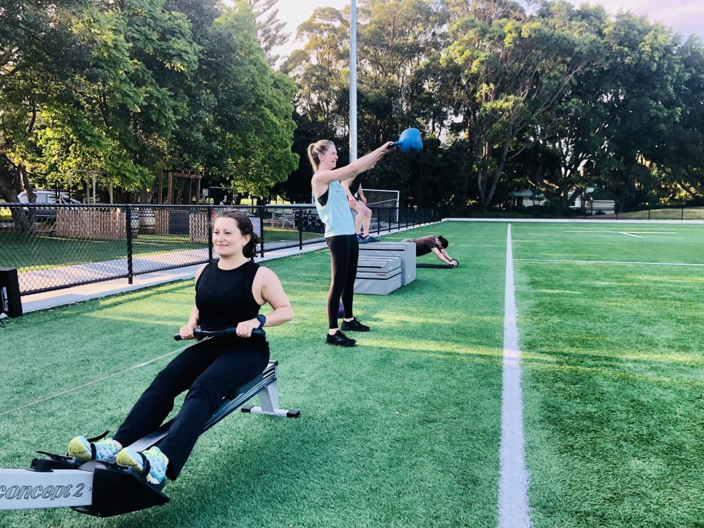 Women working out outdoors at BodyTech in Sydney's Eastern Suburbs