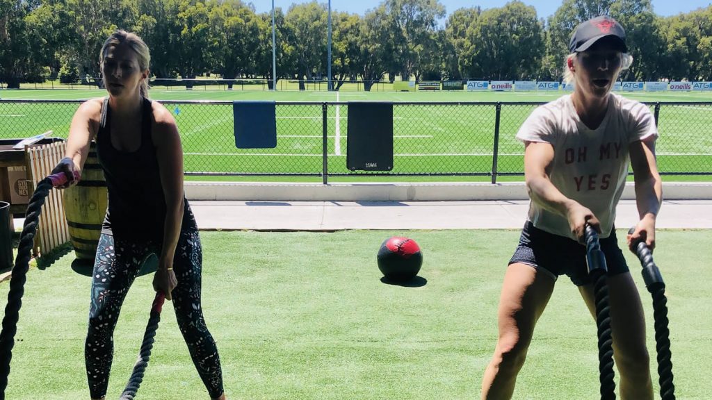 Friends working out together, Semi-Personal Training in Sydney's Eastern Suburbs